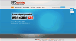 Desktop Screenshot of 2011.seotraining.it